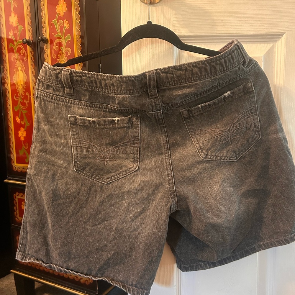 Route 66 Classic Fit Shorts in Gray/Black